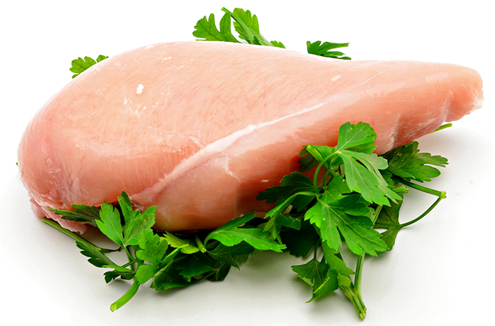 fette di petto di pollo