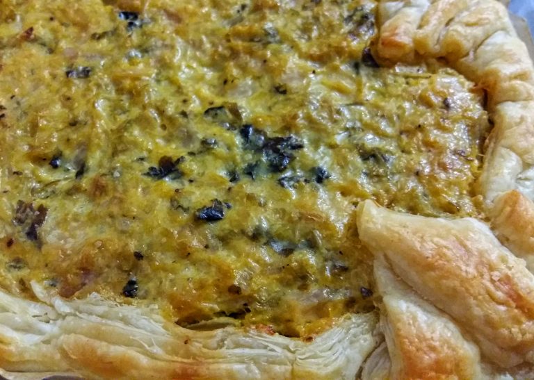 torta salata con la verza