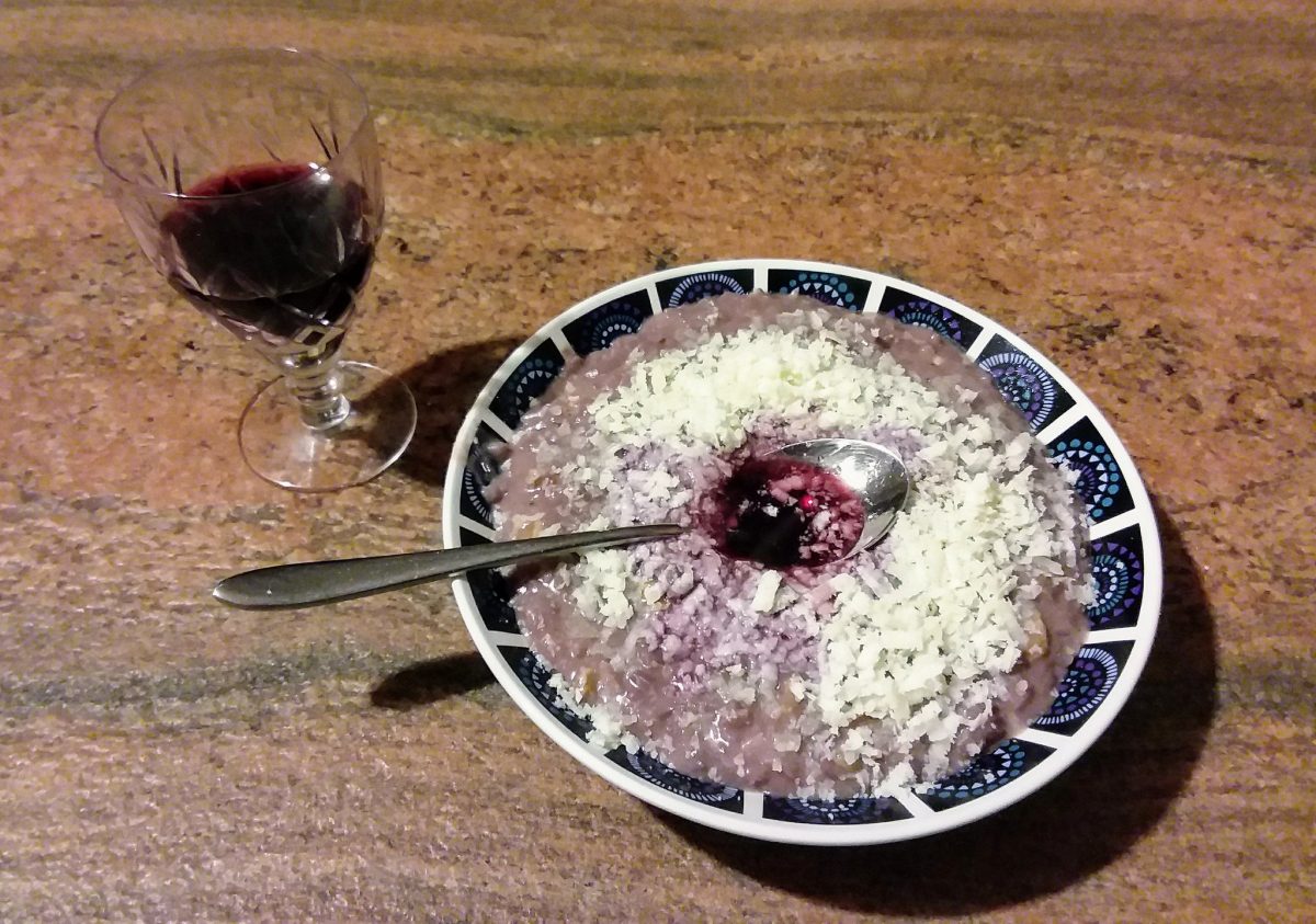 risotto al radicchio