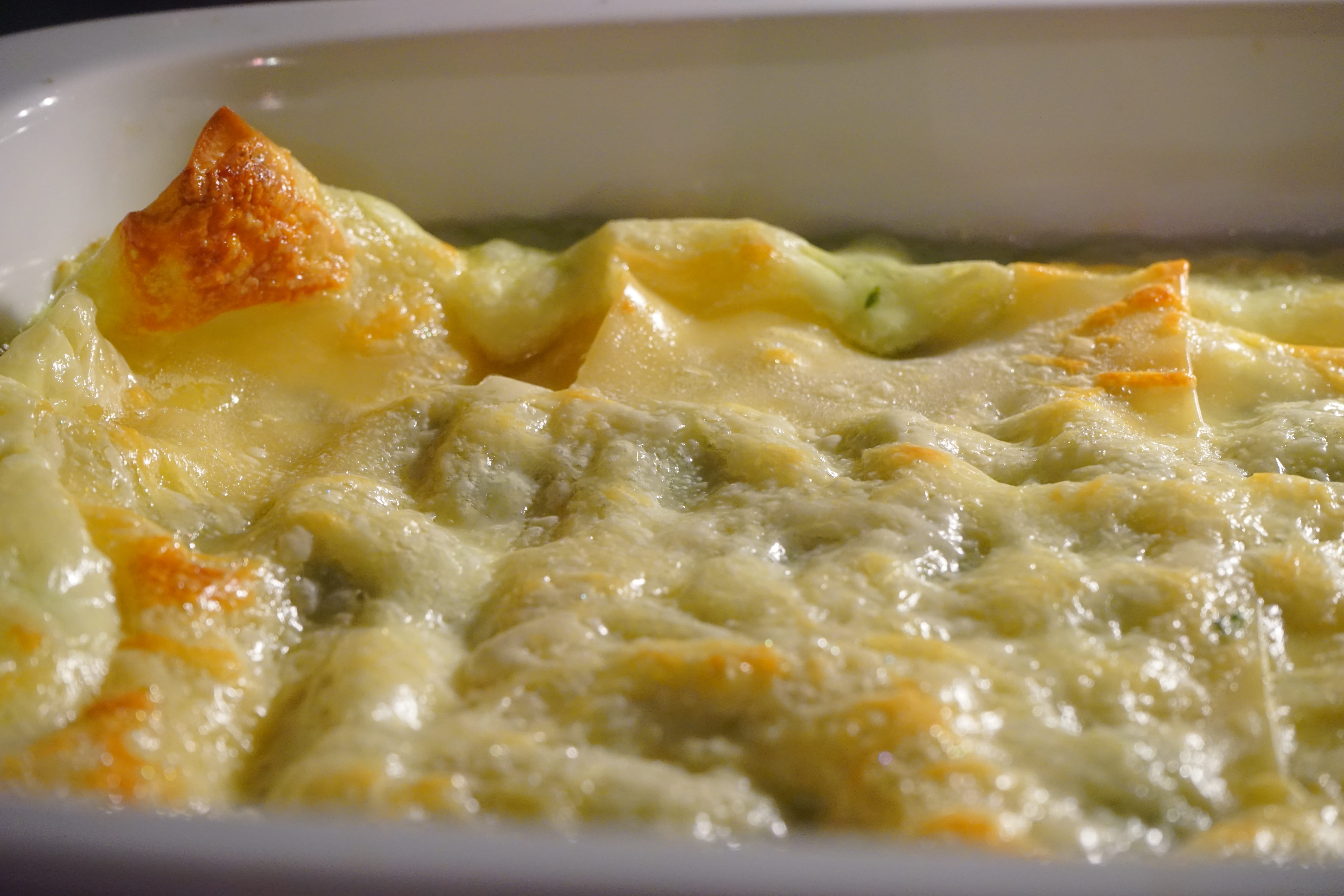 Lasagne carciofi e pancetta affumicata