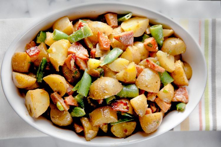 insalata di patate lesse