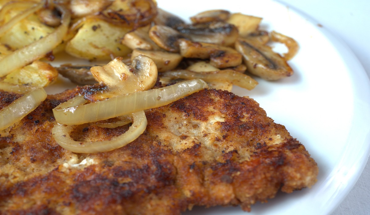 scaloppine di maiale ai funghi al forno 1 1