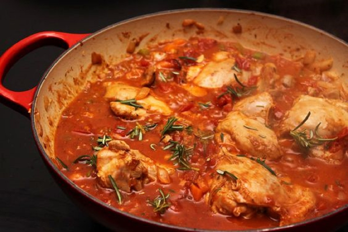 pollo in potacchio alla marchigiana