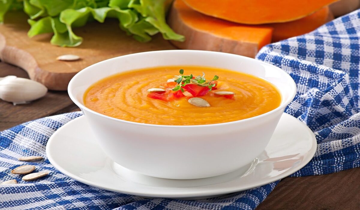 vellutata di zucca light bimby 1