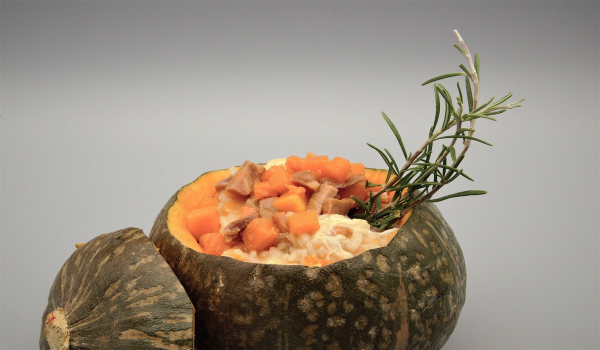 risotto zucca e pancetta bimby 1