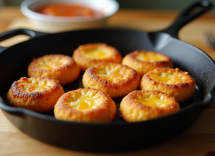 Deliziose crocchette di formaggio fritte dorate