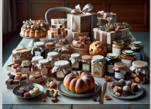 Immagine di regali gastronomici natalizi