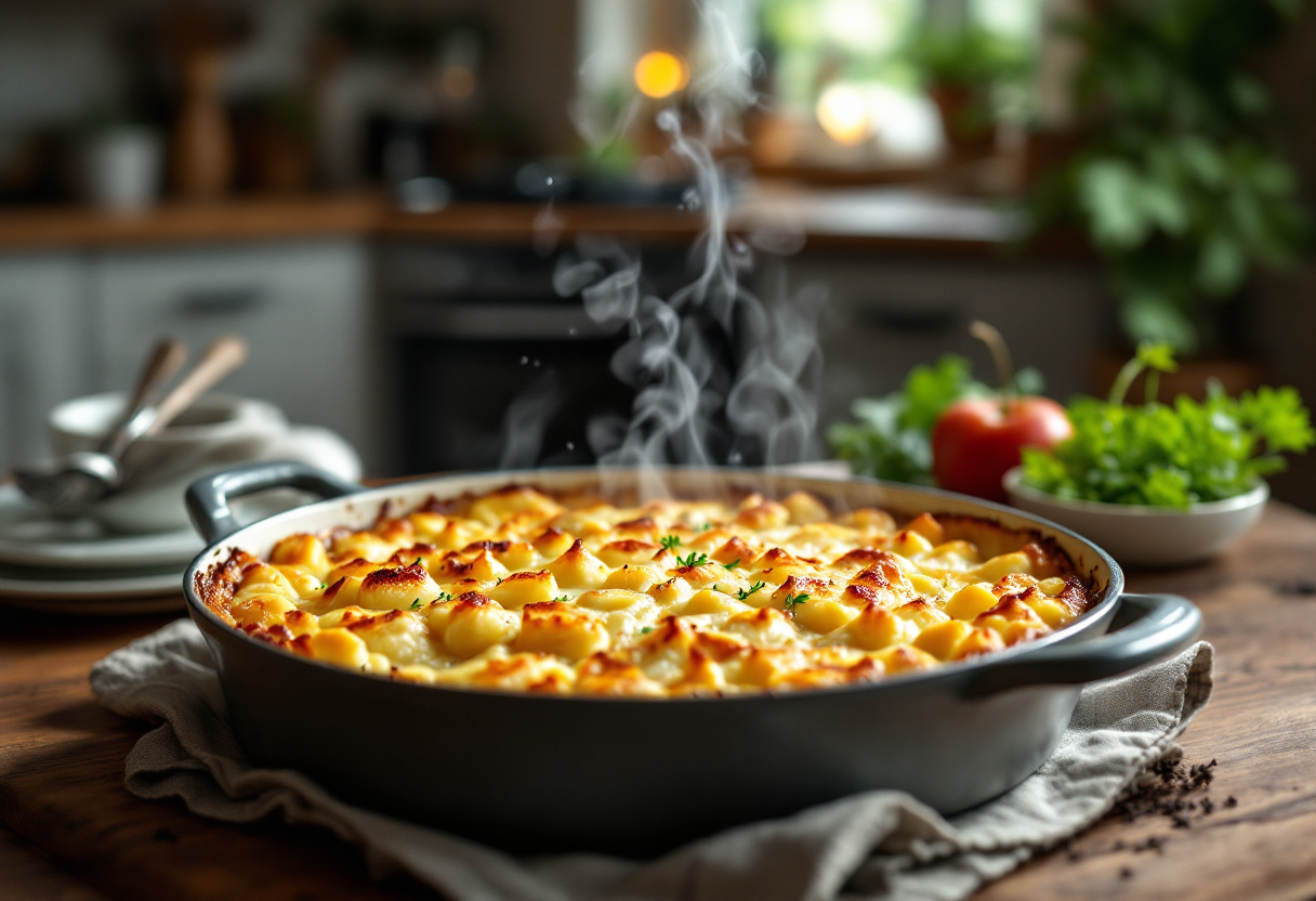 Finocchi gratinati al forno con formaggio e pangrattato
