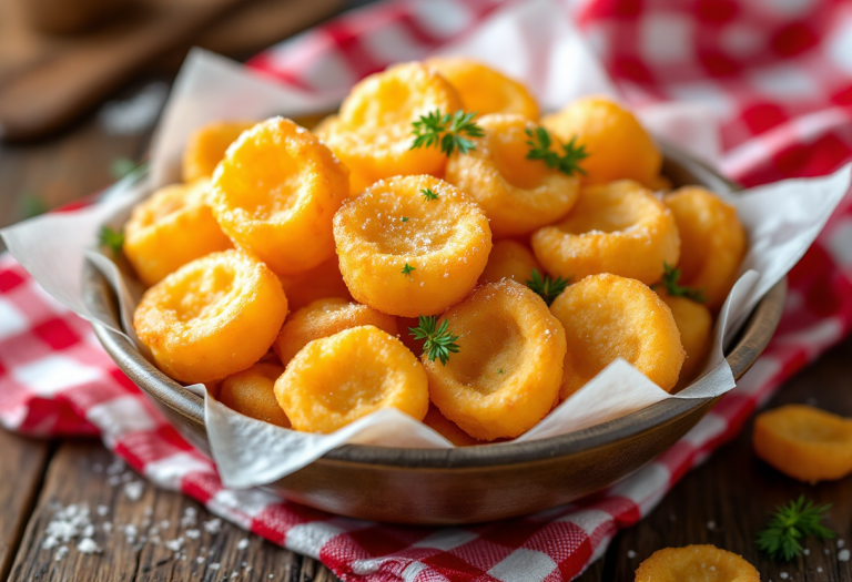 Deliziose castagnole fritte, dolci tipici di Carnevale