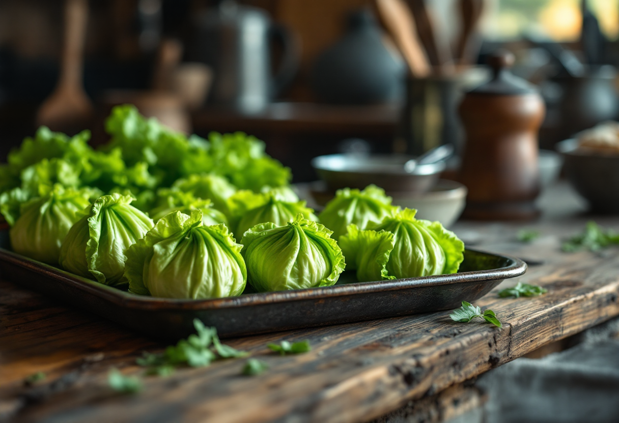 Capunet vegetariani, un piatto tipico piemontese reinventato