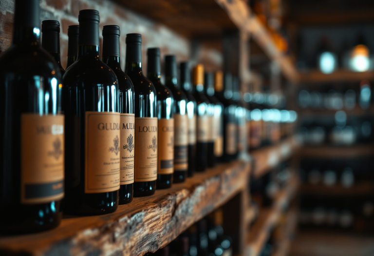 Vino europeo contaminato da PFAS in un calice