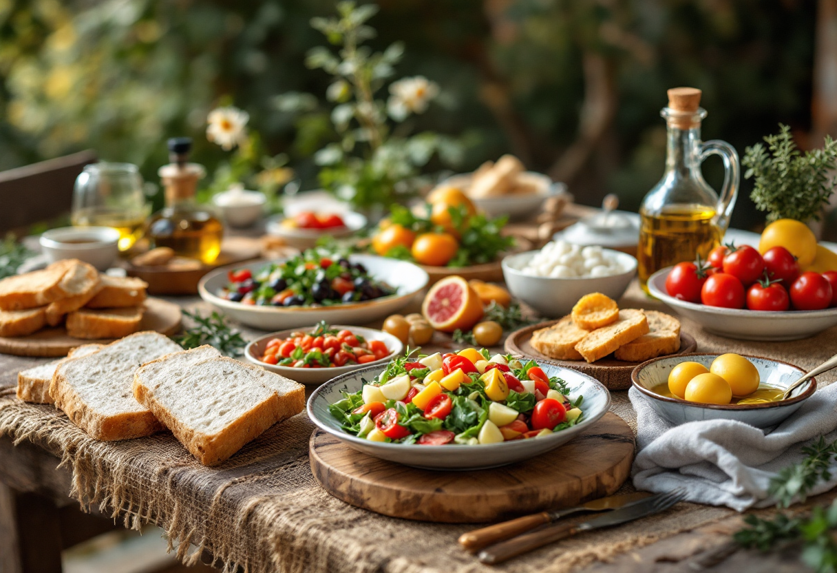 Persone che condividono un pasto in un ambiente conviviale
