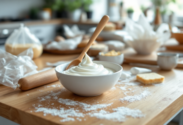 Decorazioni in ghiaccia reale su dolci eleganti