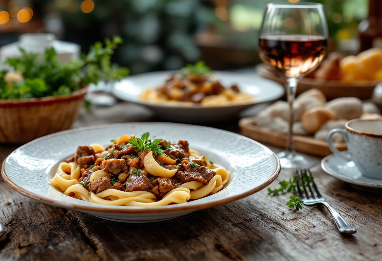 Piatto di genovese, un classico della cucina napoletana