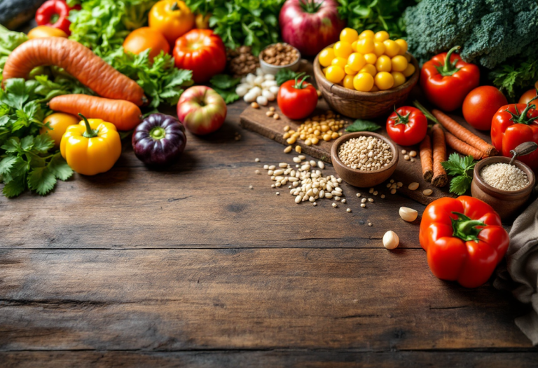 Immagine che rappresenta alimentazione e microbiota per la longevità