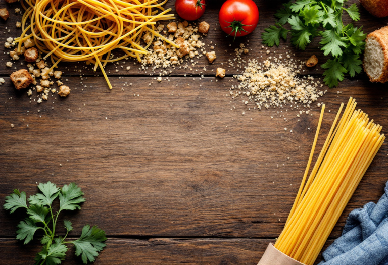 Pasta ca’ muddica atturrata con pangrattato siciliano