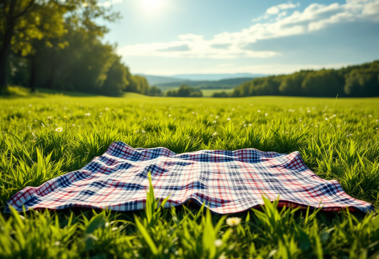 Previsioni meteo per picnic del 25 aprile con sole e pioggia