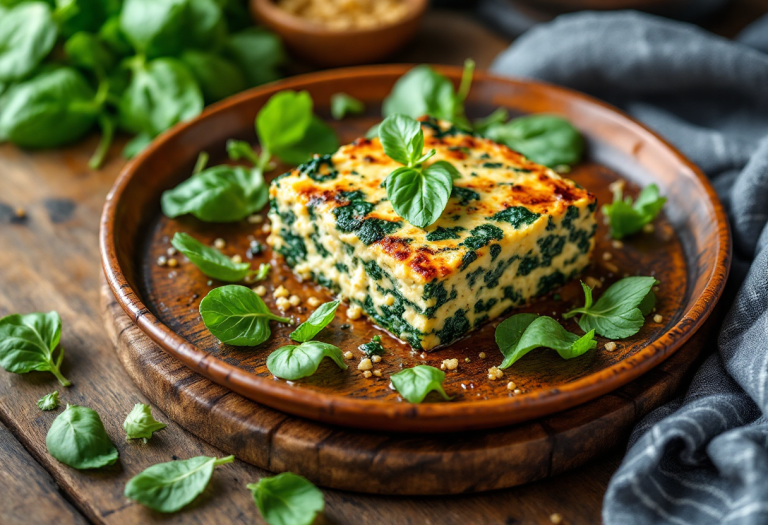 Spinacino imbottito con ingredienti freschi e gustosi