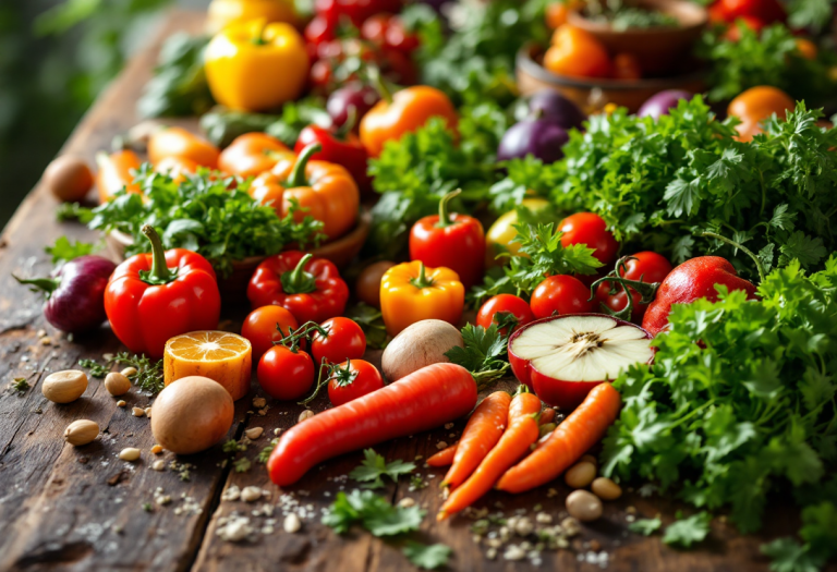 Deliziose ricette vegetariane primaverili con ingredienti freschi