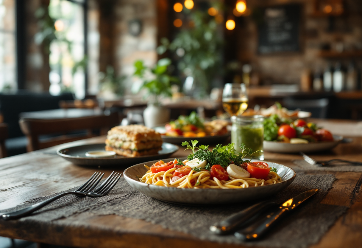Immagine di piatti tipici del Poggio in un contesto gastronomico