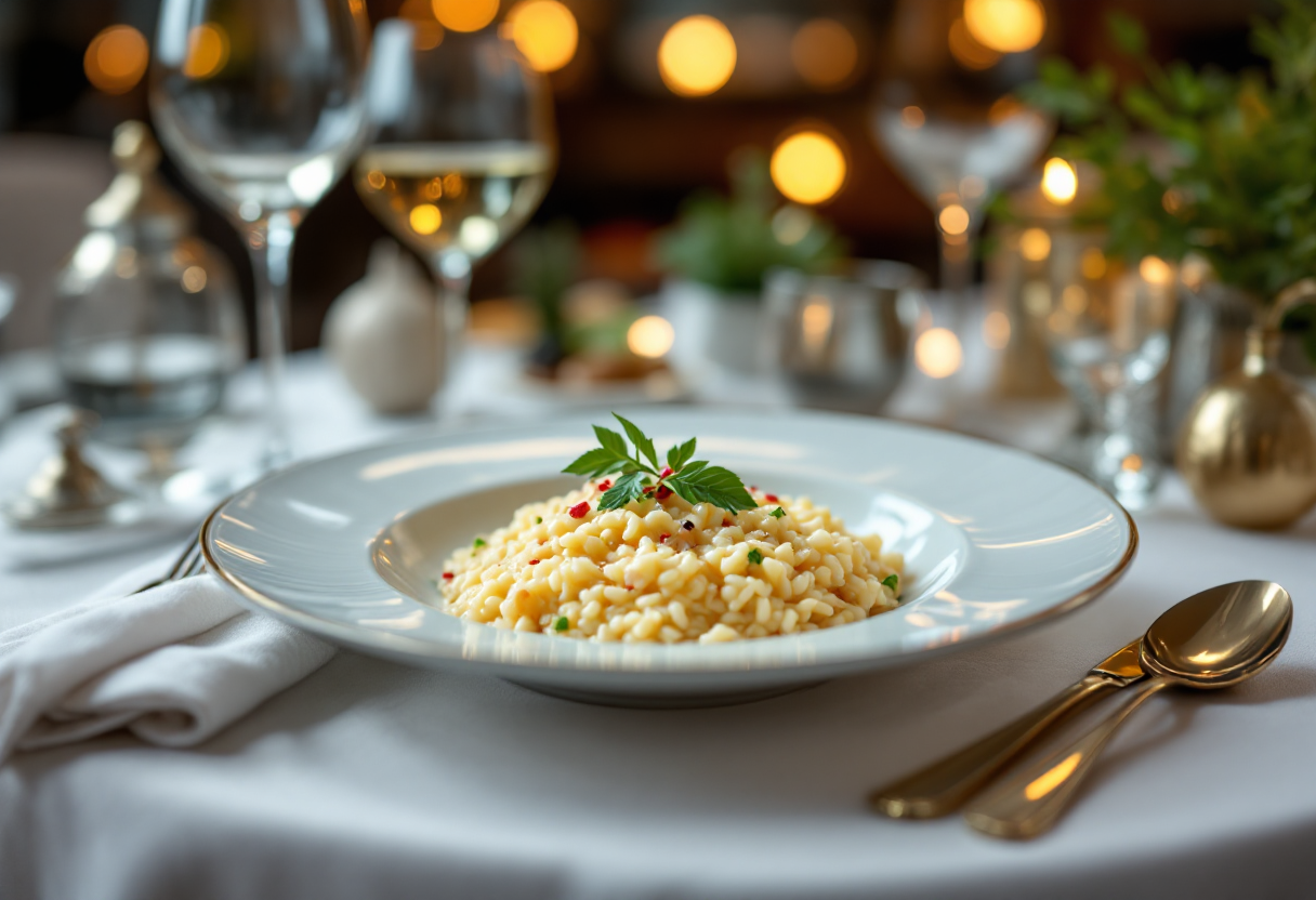 Risotto elegante di Antonino Cannavacciuolo per matrimoni