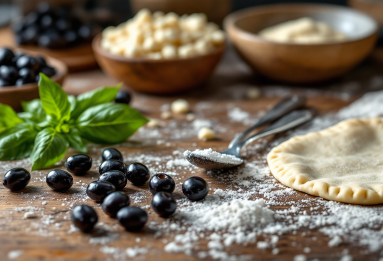 Sfoglie croccanti alle olive, perfette per aperitivi