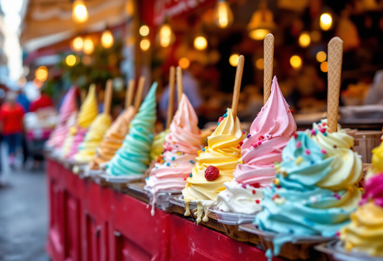 Gelato artigianale al festival Sherbeth 2025