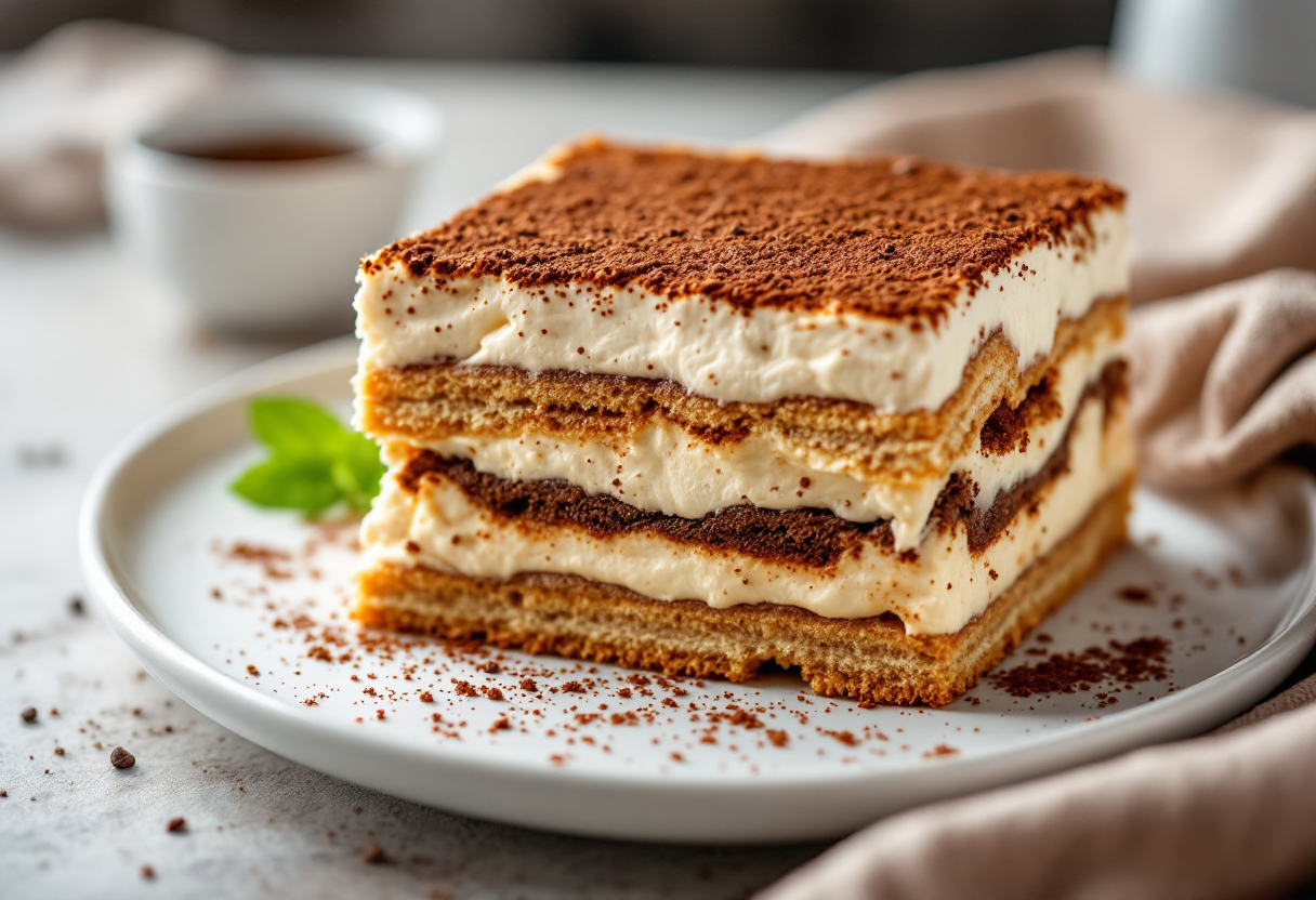 Versione innovativa del tiramisù di Alain Ducasse
