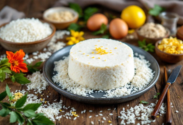 Torta di riso, dolce tipico dell'Emilia Romagna