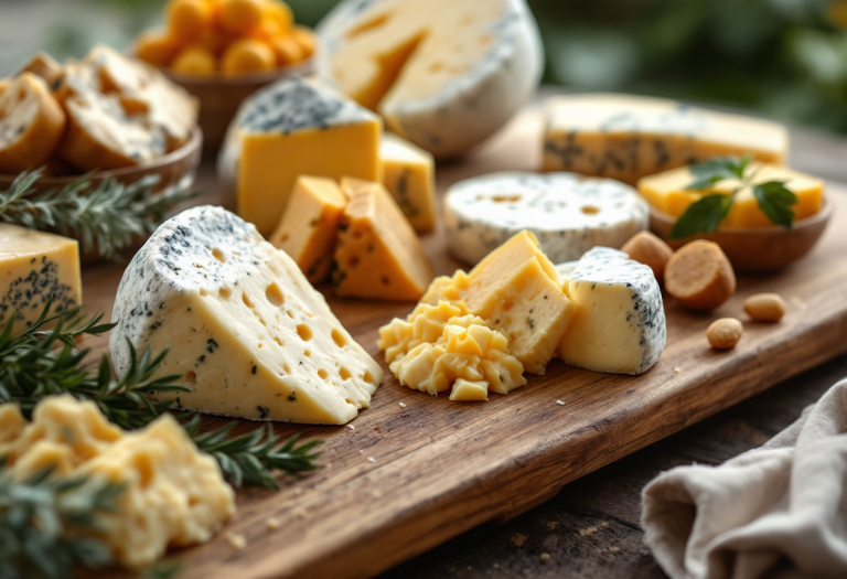 Varietà di formaggi sani per una dieta equilibrata