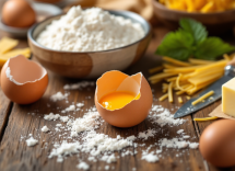 Varietà di pasta frolla, sfoglia e brisée in cucina