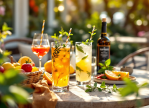 Cocktail colorati per un aperitivo trendy e moderno