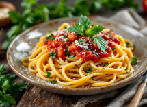 Spaghetti alla Maradona con pomodoro e basilico