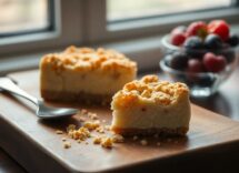 Cheesecake crumble con base di biscotti e crumble: ricetta semplice
