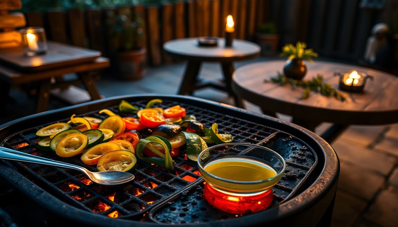 Cottura alla brace delle verdure: gestione di calore, fumo e griglie