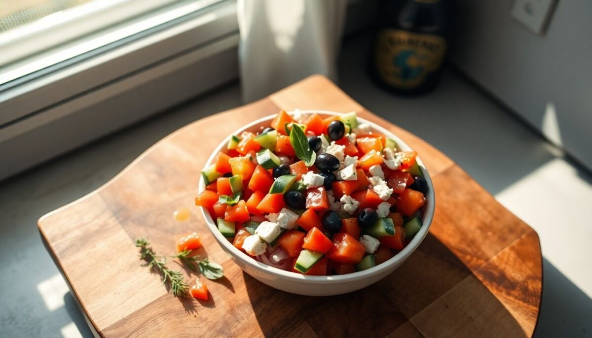 the perfect recipe for a light and tasty lunch