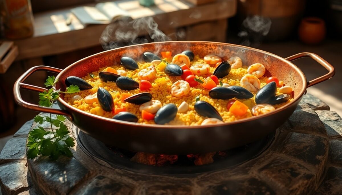 Paella de marisco: ricetta tradizionale spagnola per un primo piatto indimenticabile