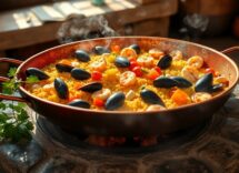 Paella de marisco: ricetta tradizionale spagnola per un primo piatto indimenticabile