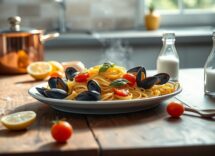 Rigatoni alla Sommese con peperoncini del fiume, cozze e pomodorini: ricetta estiva napoletana