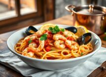 Scopri la ricetta tradizionale di linguine ai frutti di mare di Zio Pietro