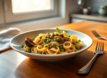 Tubettoni con crema di lenticchie e cozze: ricetta elegante e pratica
