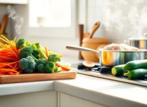 Verdure per contorni veloci: saltare, stufare, vapore e forno