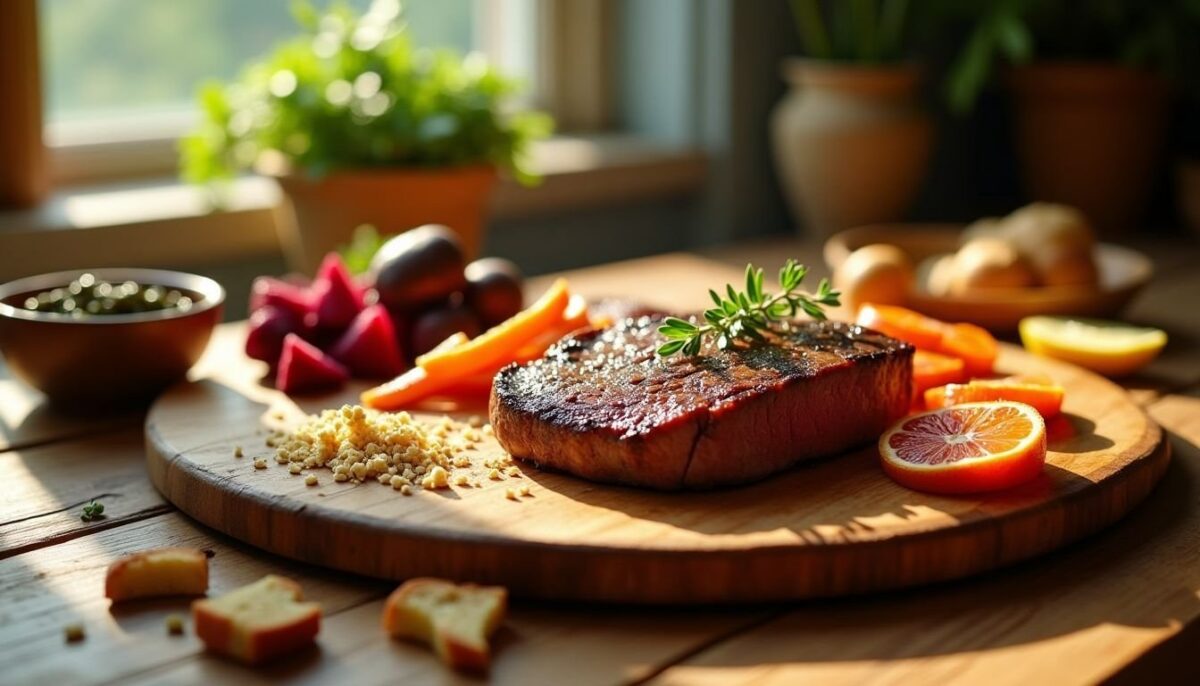 Abbinare contorni alla carne: stagionalità, texture e acidità