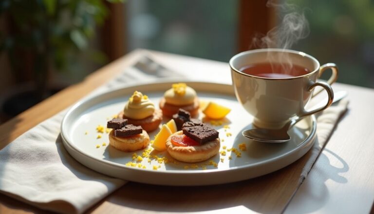 Afternoon tea italiano: mignon reinterpretati, infusione e servizio