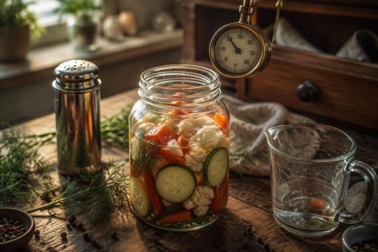 Fermentazioni casalinghe: proporzioni di sale e controllo della temperatura