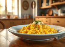 Lo chef Enrico Derflingher celebra l'eccellenza marchigiana con il suo risotto reale