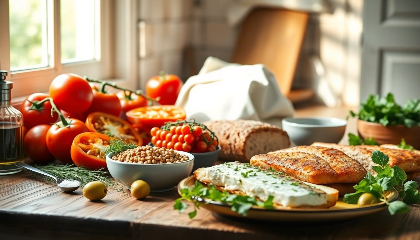 Menù mediterraneo: lista spesa, porzioni e macronutrienti