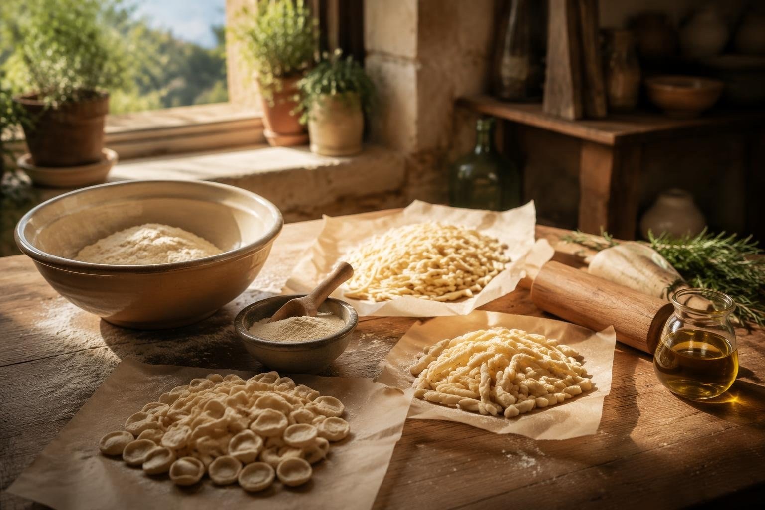 Orecchiette e compagni: farine, tecniche e abbinamenti pugliesi