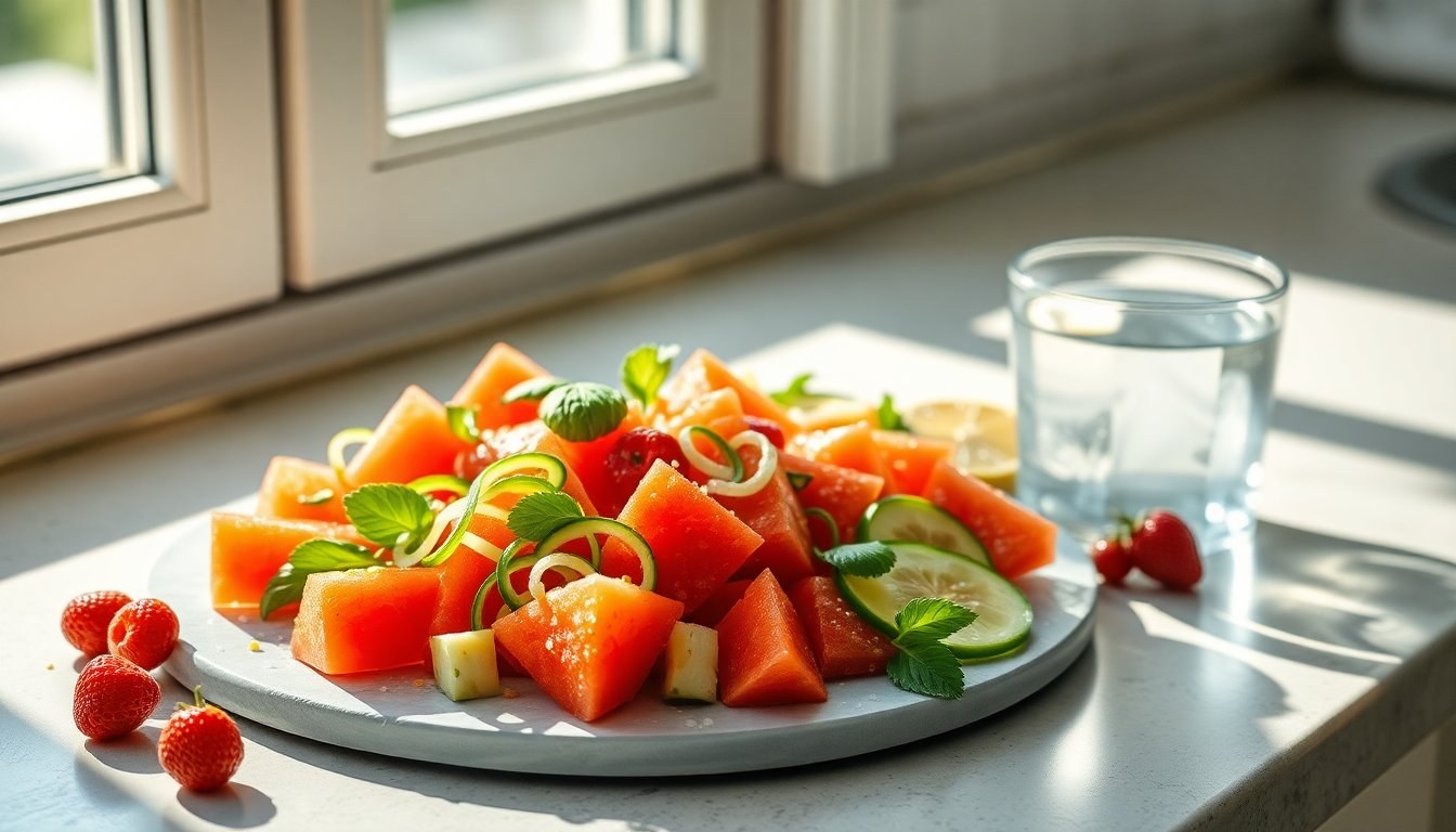 Pasti leggeri anticaldo: cibi ricchi d’acqua e cotture brevi
