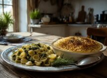Primi pugliesi perfetti: orecchiette fatte a mano e riso al forno